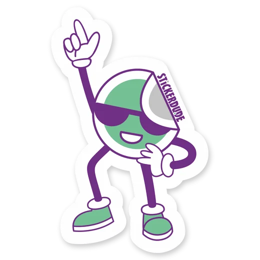 Disco Dude Sticker