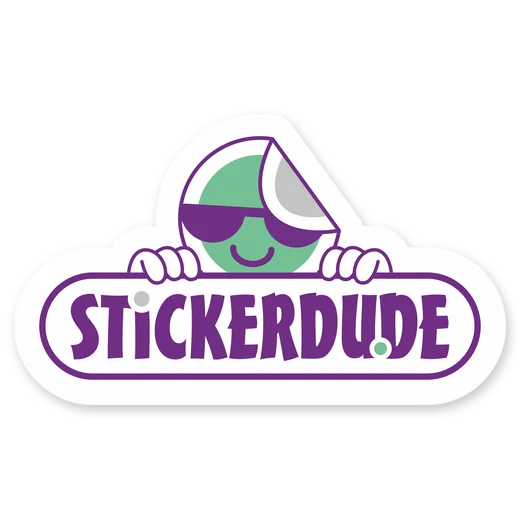 Peekaboo Dude Sticker