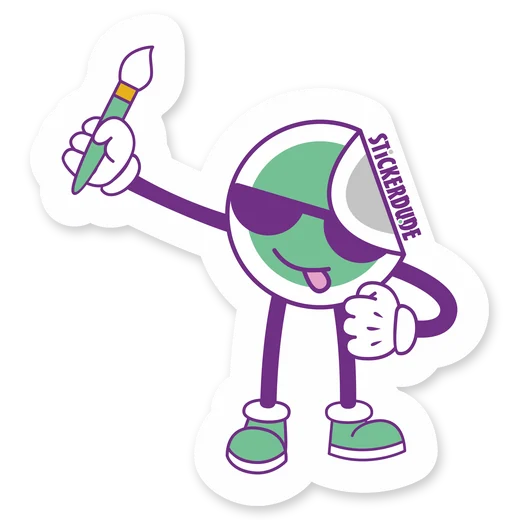 Künstler-Dude Sticker