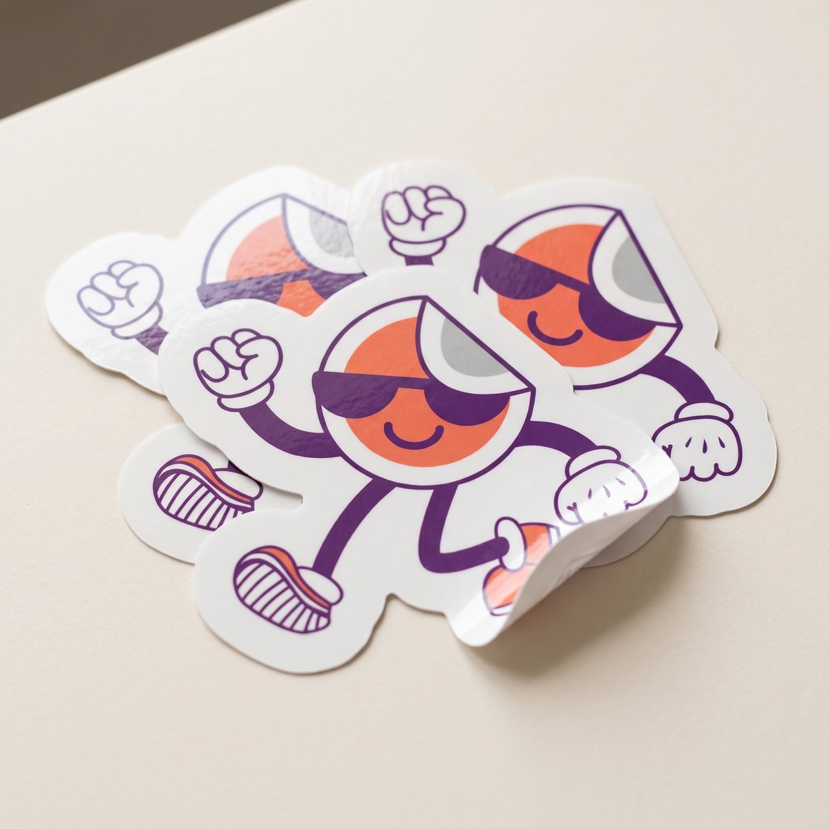 Coral Dude Sticker