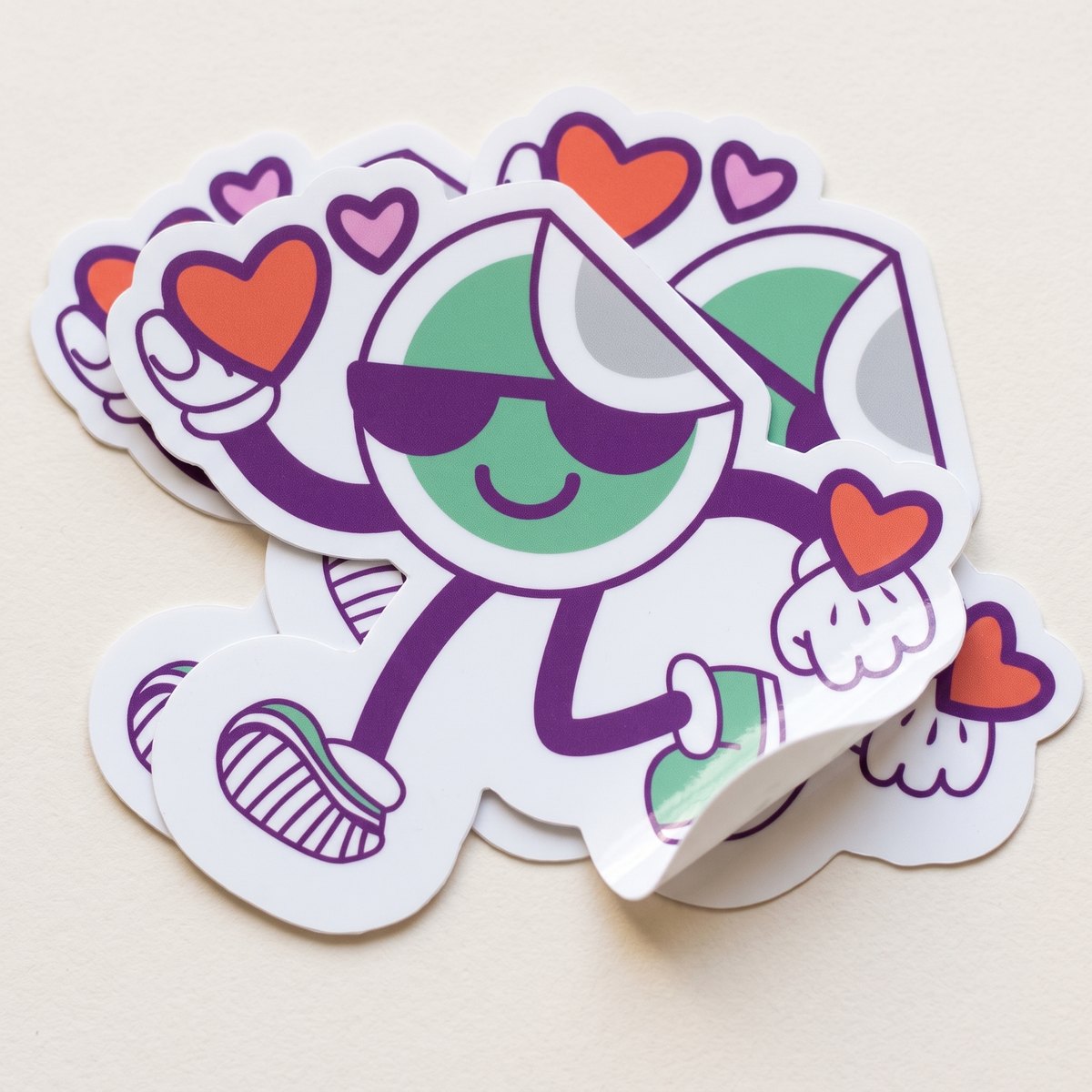 Love Dude Sticker
