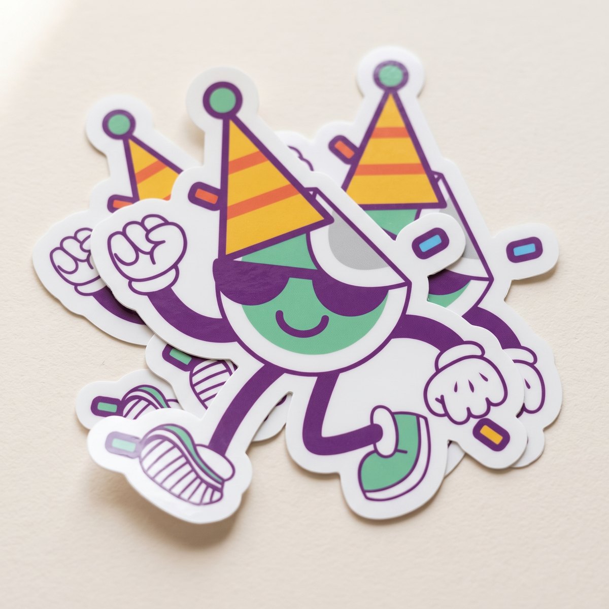 Party-Dude Sticker