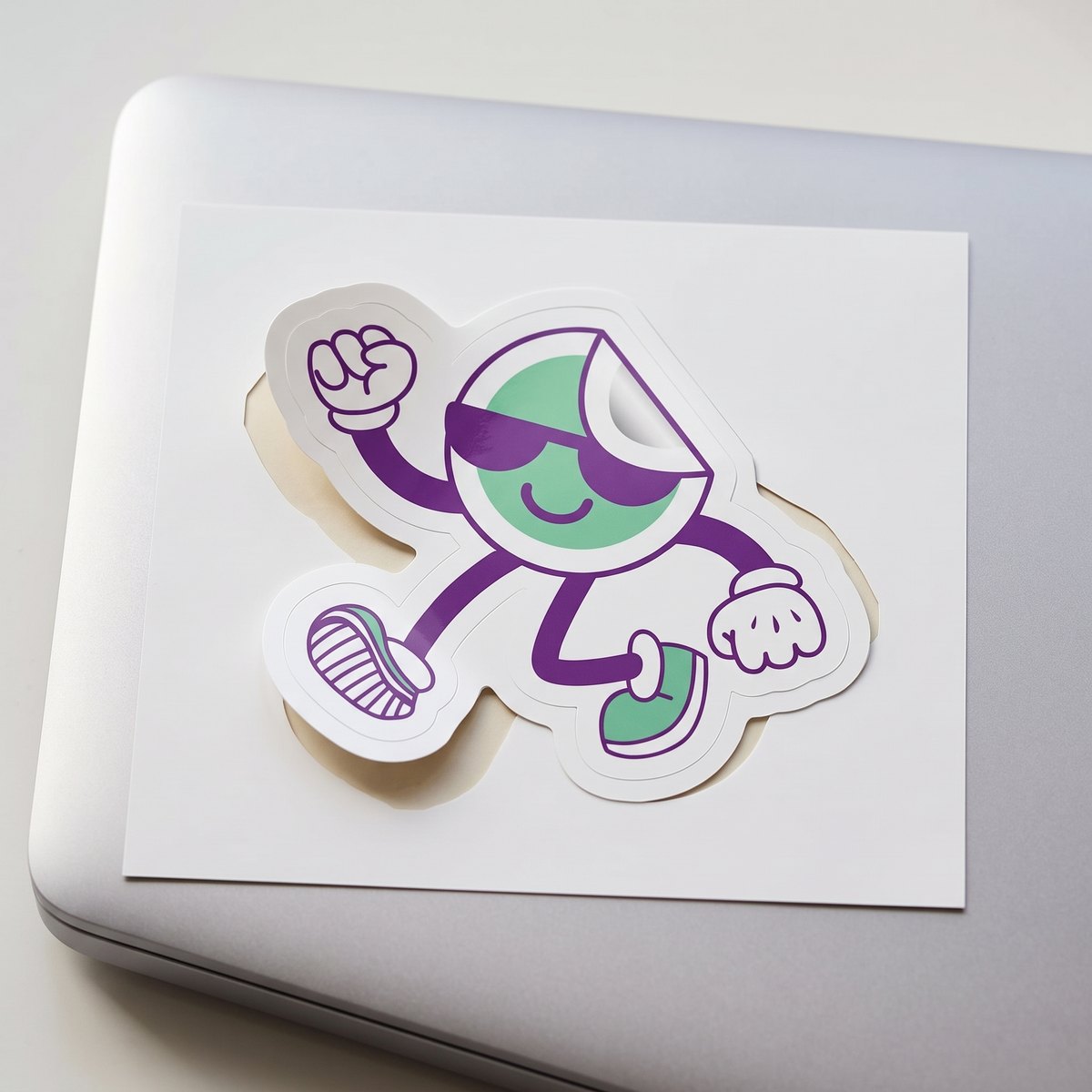 Kiss-Cut Sticker – temporär
