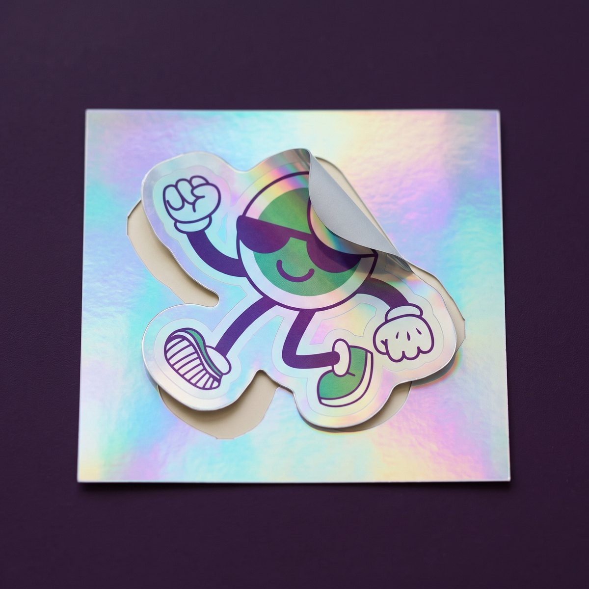 Kiss-Cut Holo-Sticker